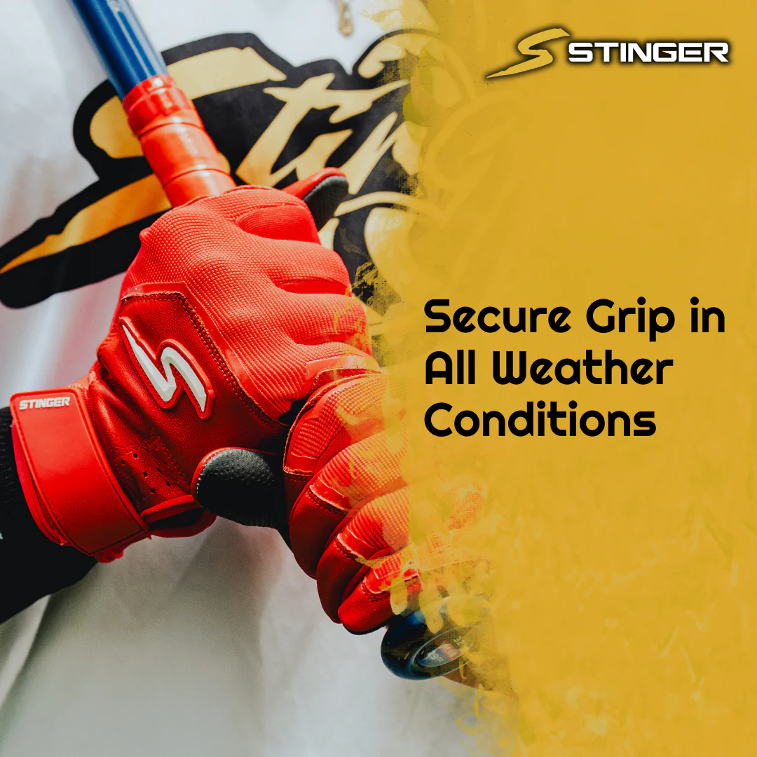 Color Crush Batting Gloves - Red - Image 7
