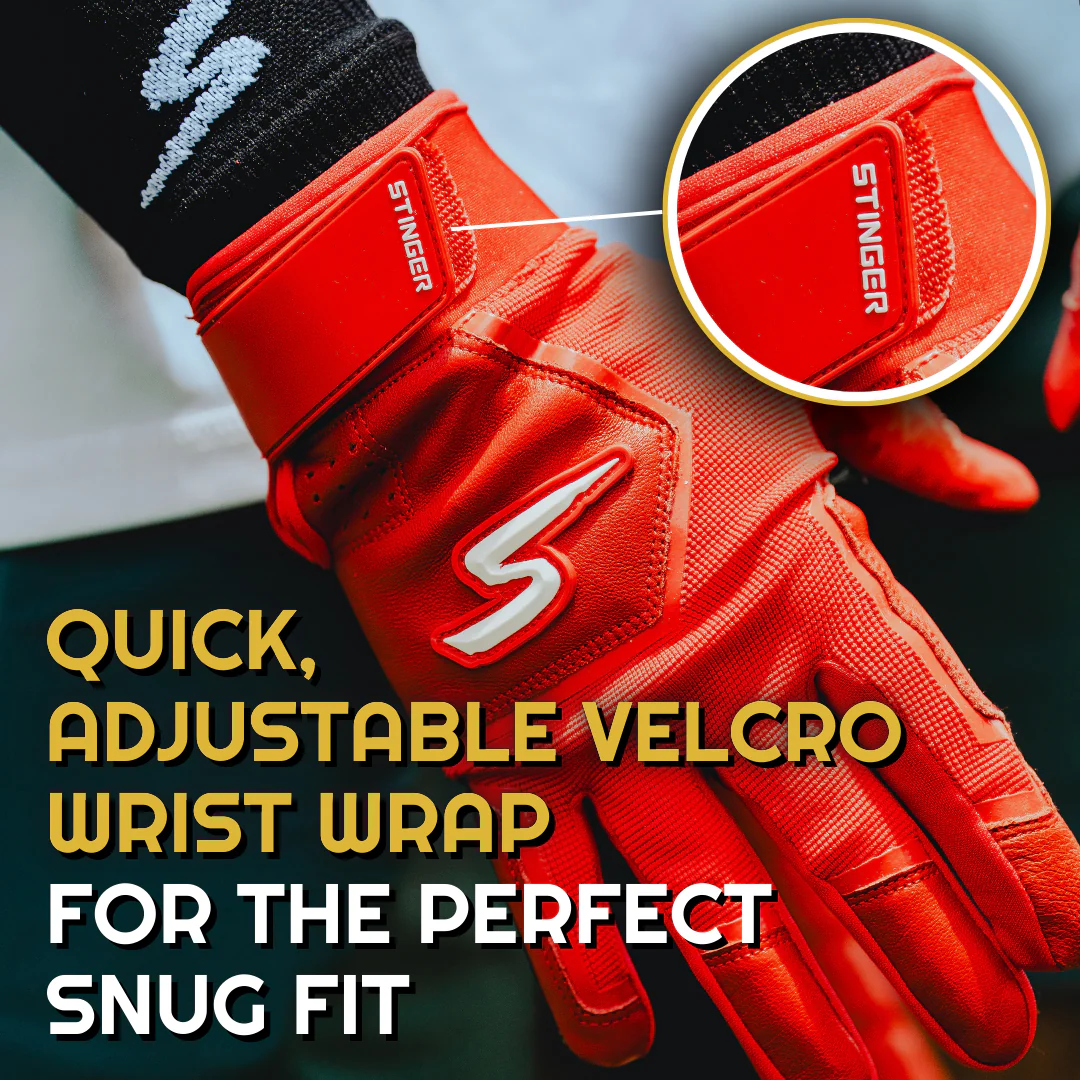 Color Crush Batting Gloves - Red - Image 8