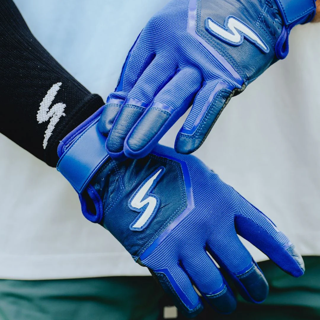 Color Crush Batting Gloves - Royal - Image 4